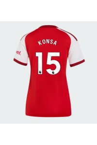 Arsenal Ezri Konsa #15 Fotballdrakt Hjemme Klær Dame 2026-27 Korte ermer